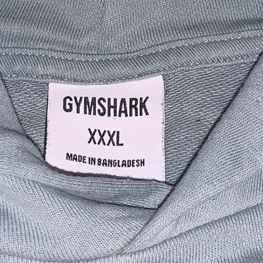 Gymshark Hoodie Mens XXXL Blue Oversized Pullover Athleisure Streetwear‎